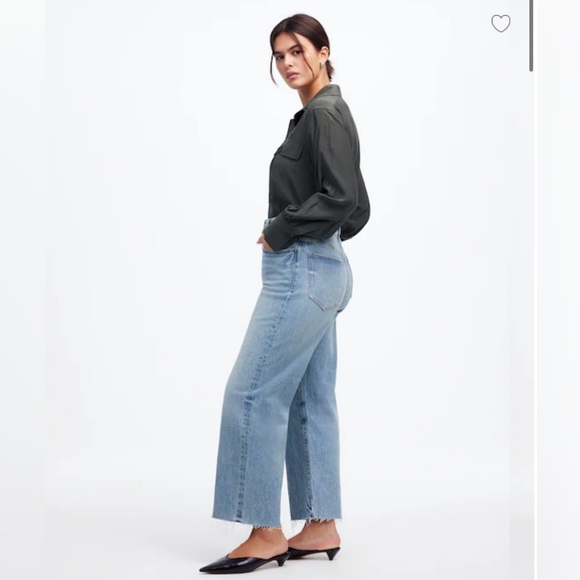 Madewell The Perfect Vintage Wide-Leg Crop Jeans - Picture 5 of 11